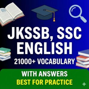 JKSSB , SSC Reasoning 7500+ MCQ Questions With Answers Best For Practise